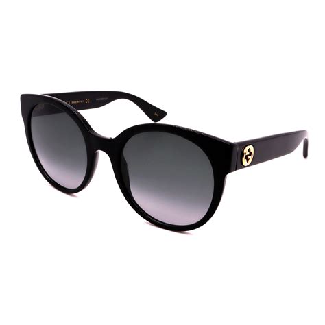 gucci gg0035s black cat eye sunglasses